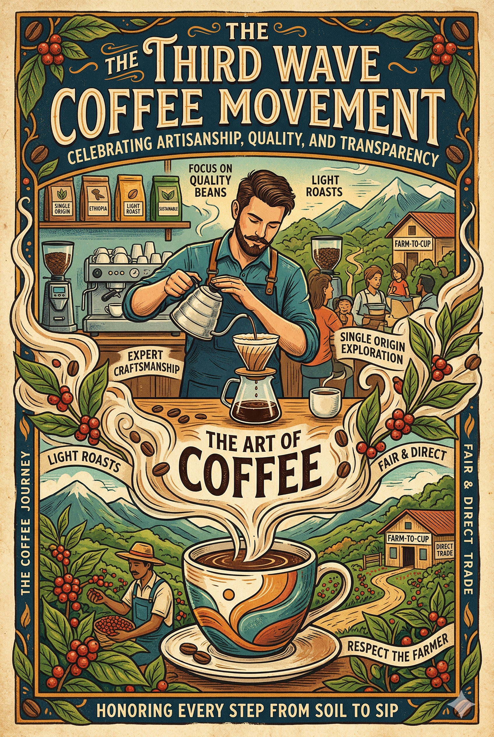 Apa Itu Gerakan Kopi Gelombang Ketiga?