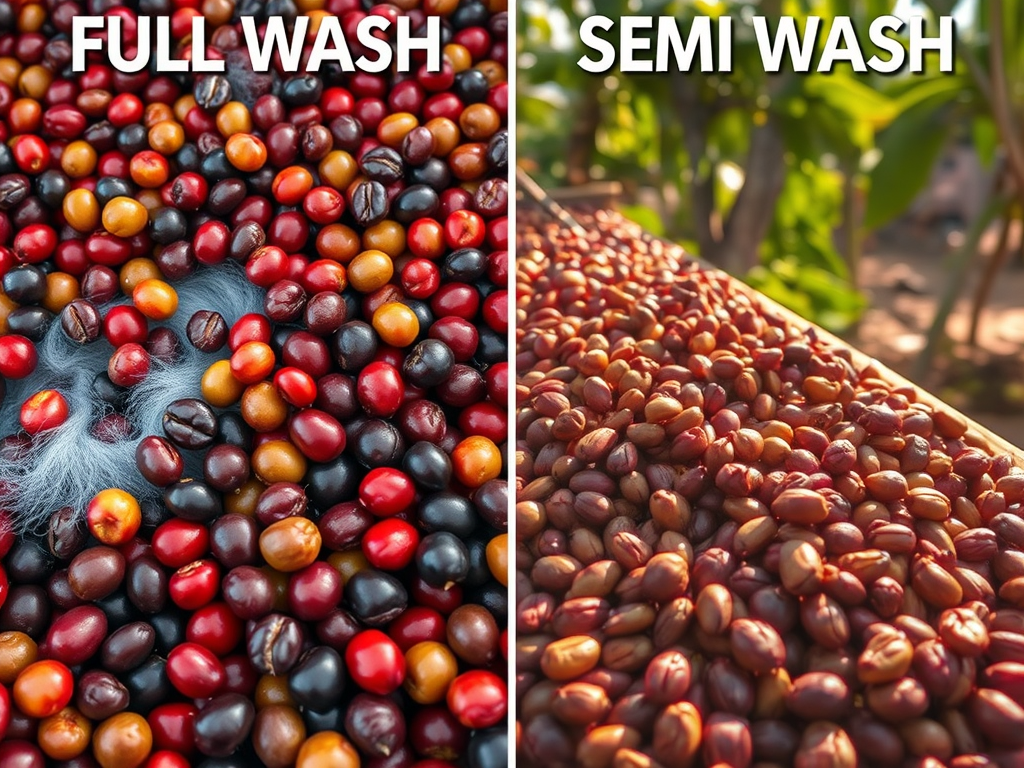 Membedah Proses Pengolahan Kopi: Full Wash vs Semi&nbsp;Wash
