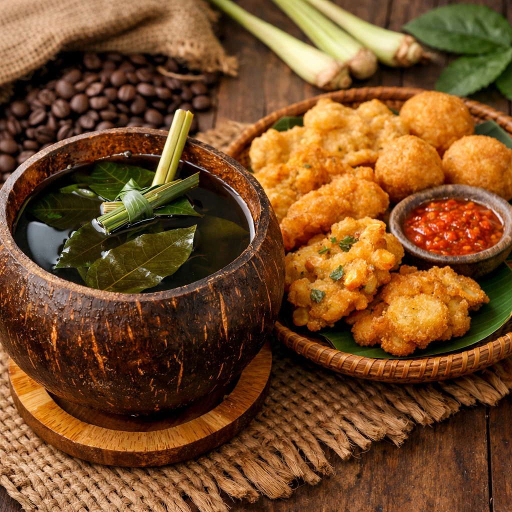 Minuman Daun Kopi di Sumatera