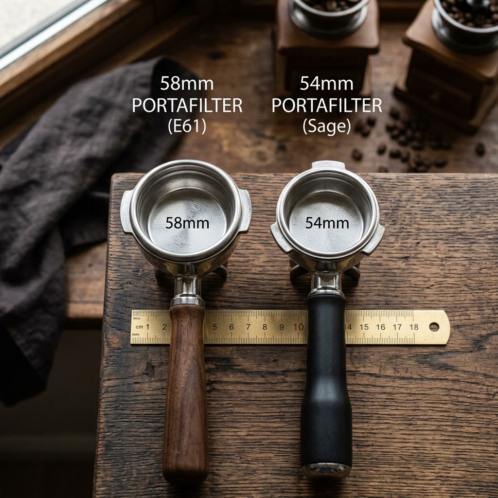 58mm vs 54mm Portafilter: What’s the Difference?