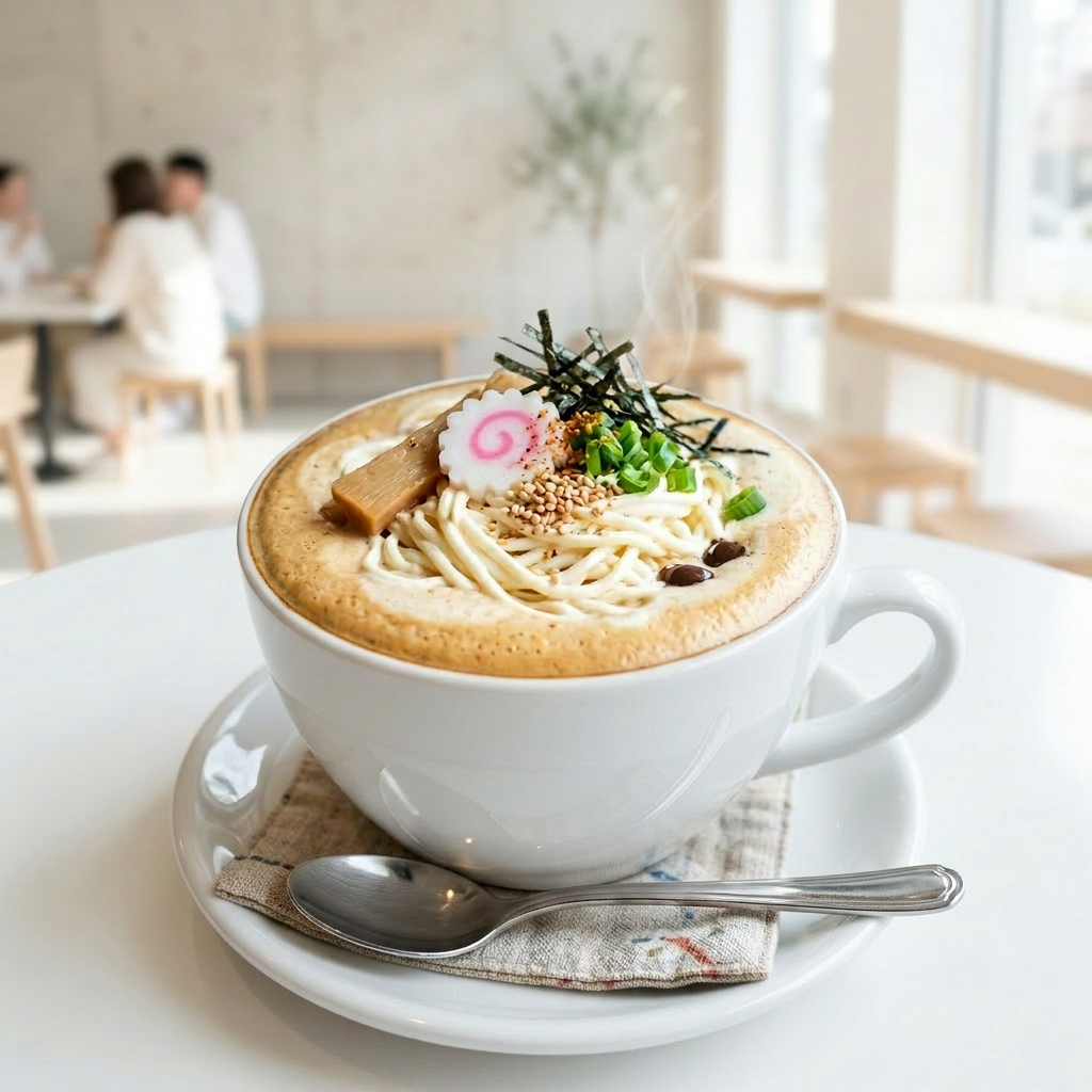 Resep dan Fakta di Balik Ramen Latte: Perpaduan Unik Kuliner Viral!